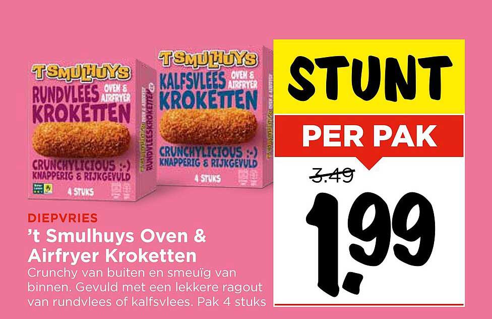 ’t Smulhuys Oven & Airfryer Kroketten