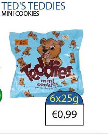 TED'S TEDDIES MINI COOKIES