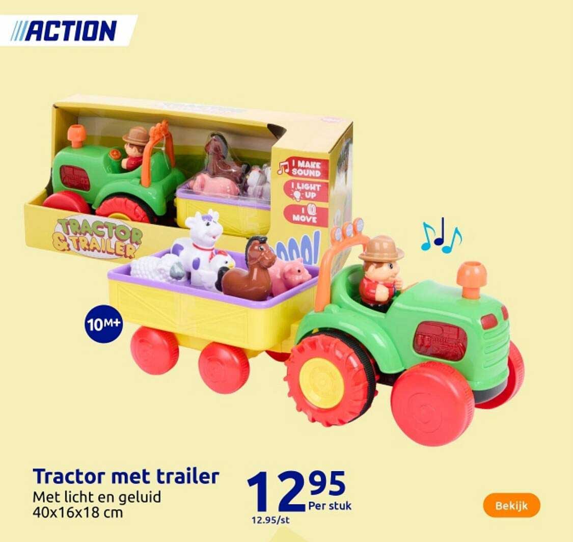 Tractor met trailer