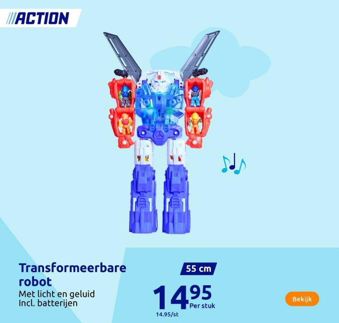 Transformeerbare robot