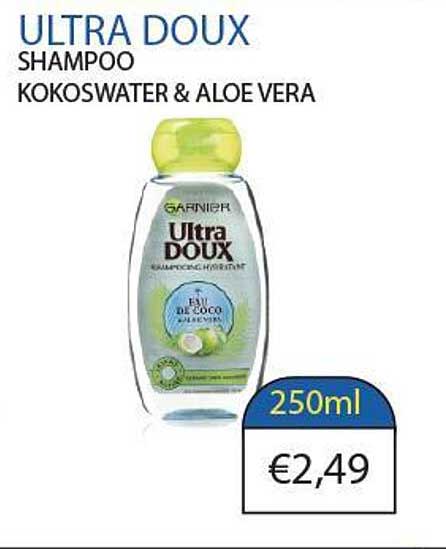 ULTRA DOUX SHAMPOO KOKOSWATER & ALOE VERA