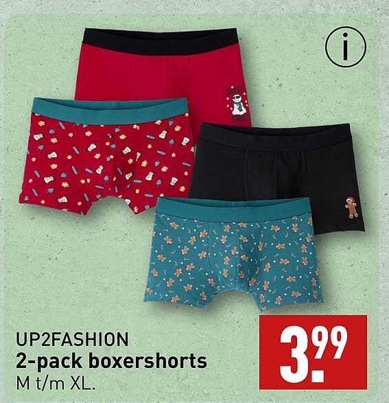 UP2FASHION 2-pack boxershorts