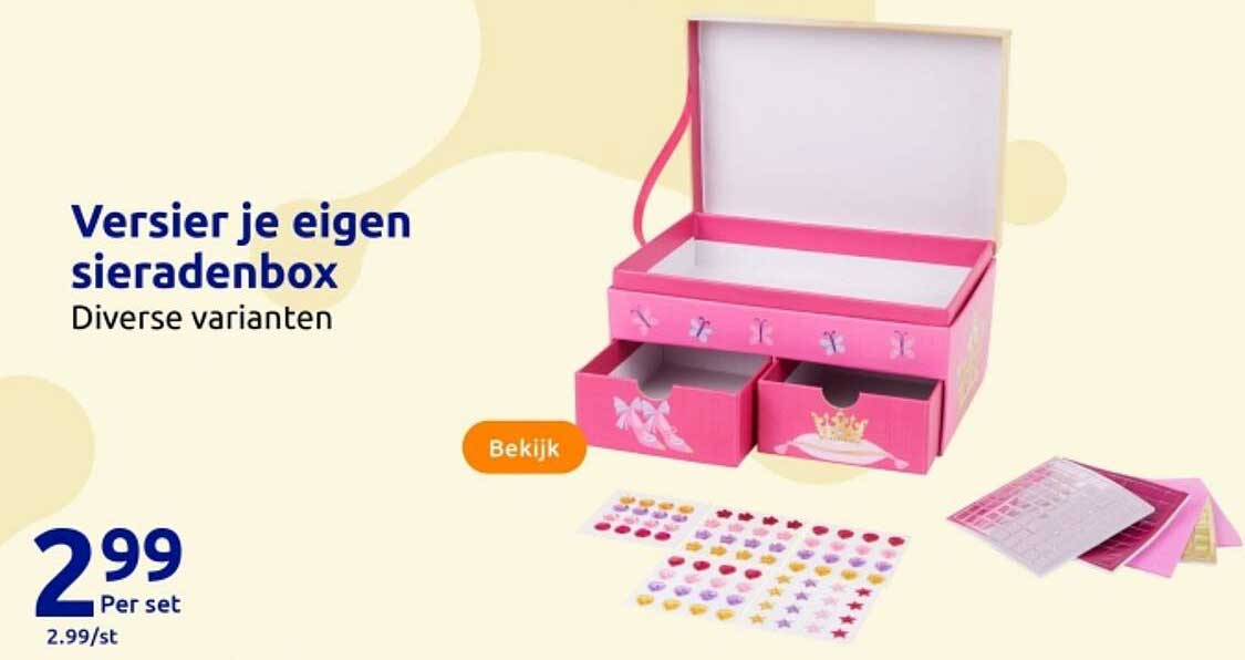 Versier je eigen sieradenbox