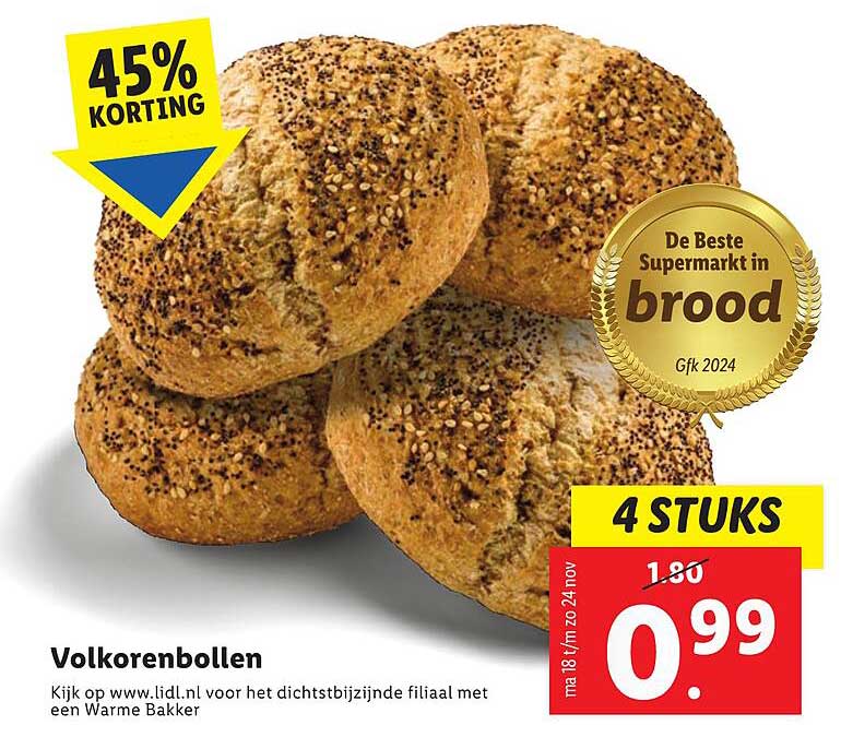 Volkorenbollen