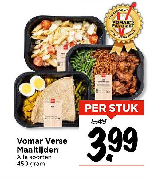 Vomar Verse Maaltijden