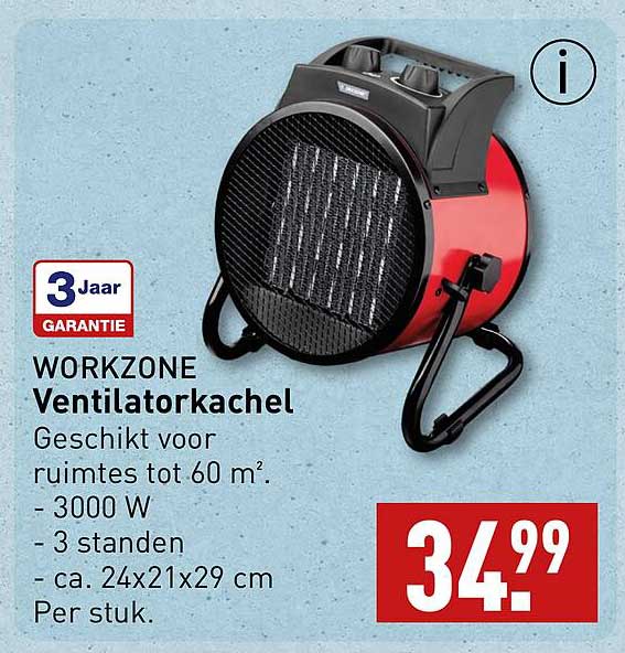 WORKZONE Ventilatorkachel