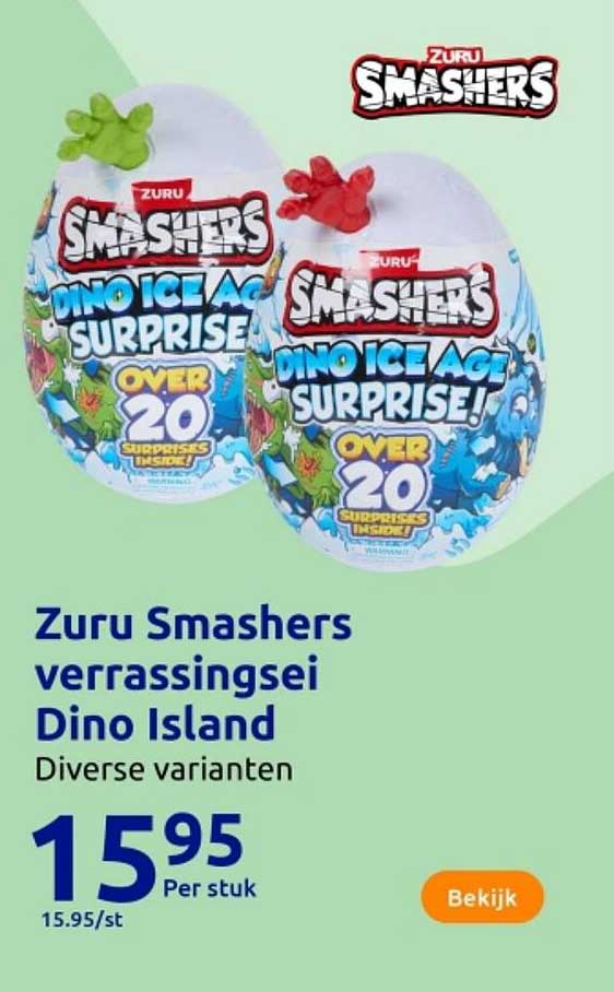 Zuru Smashers verrassingsei Dino Island