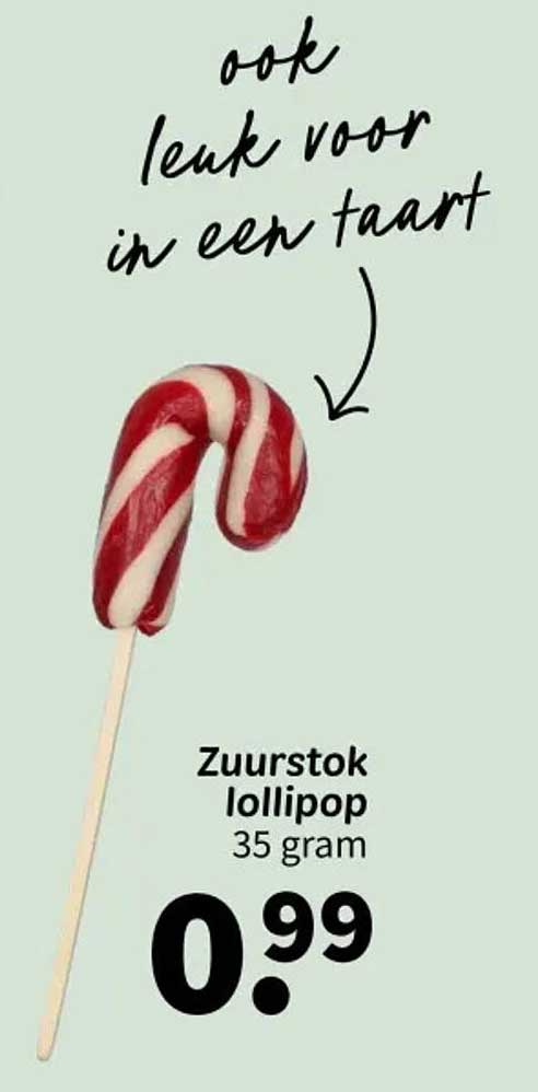 Zuurstok lollipop