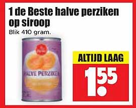 1 de Beste halve perziken op siroop