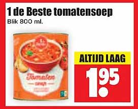 1 de Beste tomatensoep