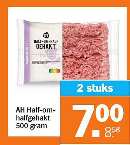 AH Half-om-halfgehakt