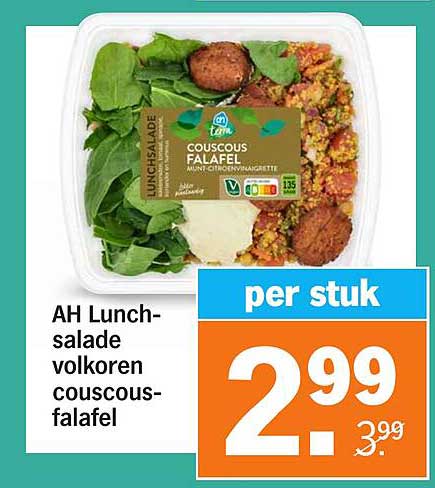 AH Lunchsalade volkoren couscous-falafel