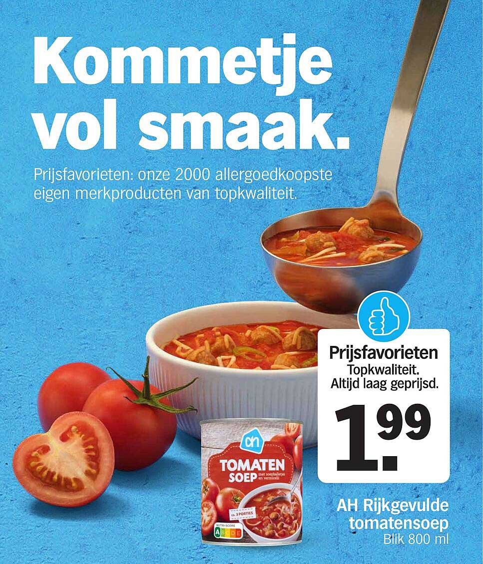 AH Rijkegevulde tomatensoep