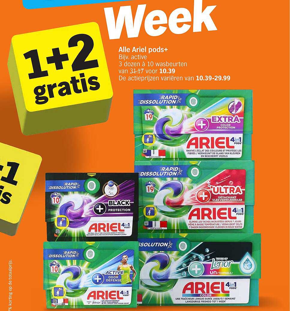 Alle Ariel pods+