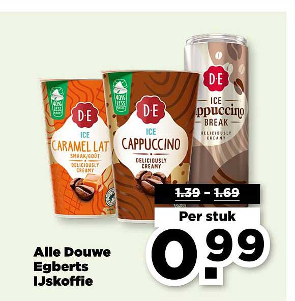 Alle Douwe Egberts Ijskoffie