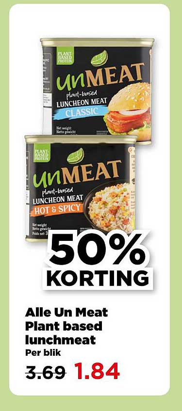 Alle Un Meat Plant based lunchmeat