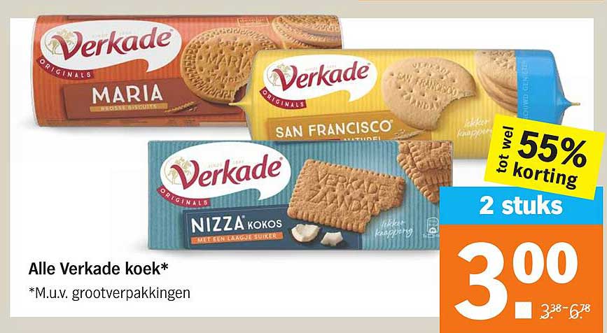 Alle Verkade koek*