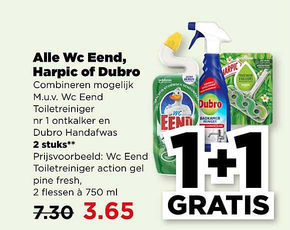 Alle Wc Eend, Harpic of Dubro