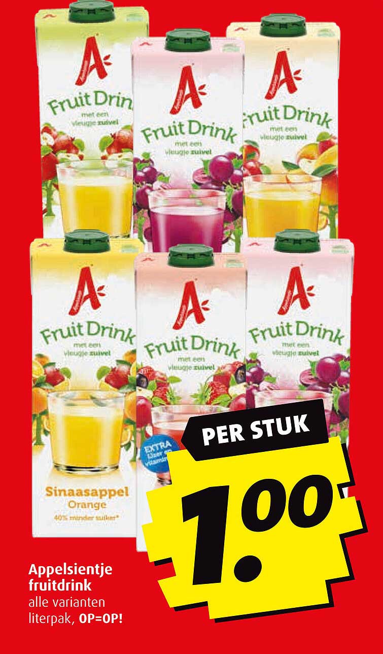 Appelsientje fruitdrink