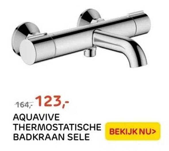 AQUAVIVE THERMOSTATISCHE BADKRAAN SELE