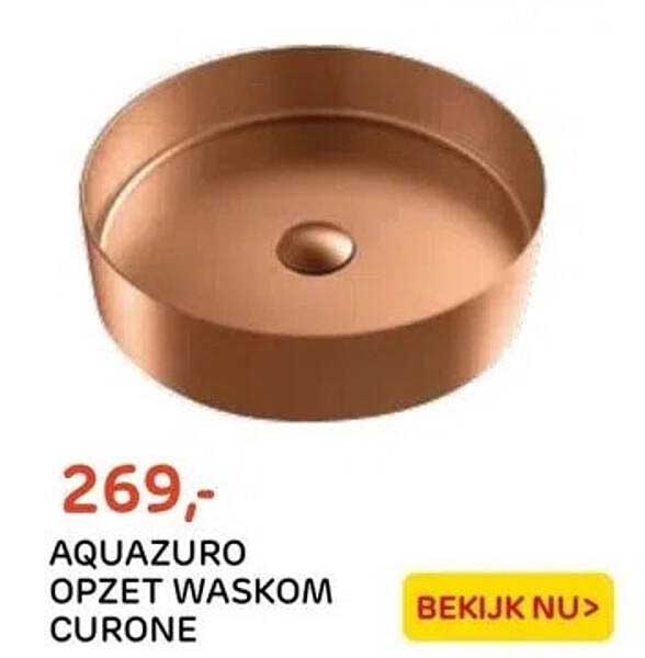 AQUAZURO OPZET WASKOM CURONE