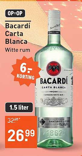 Bacardí Carta Blanca Witte rum