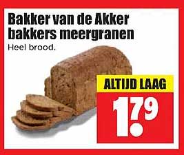 Bakker van de Akker bakkers meergranen