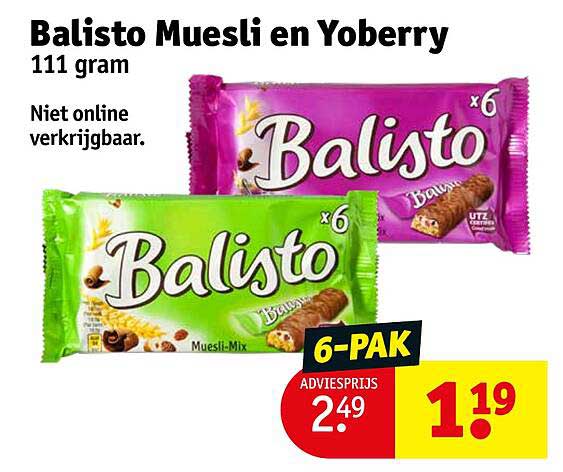 Balisto Muesli en Yoberry