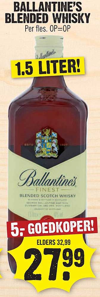 BALLANTINE'S BLENDED WHISKY