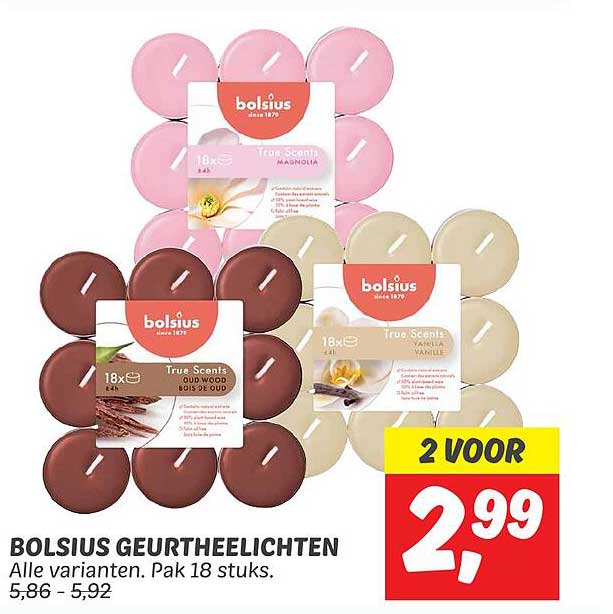 BOLSIUS GEURTHEELICHTEN