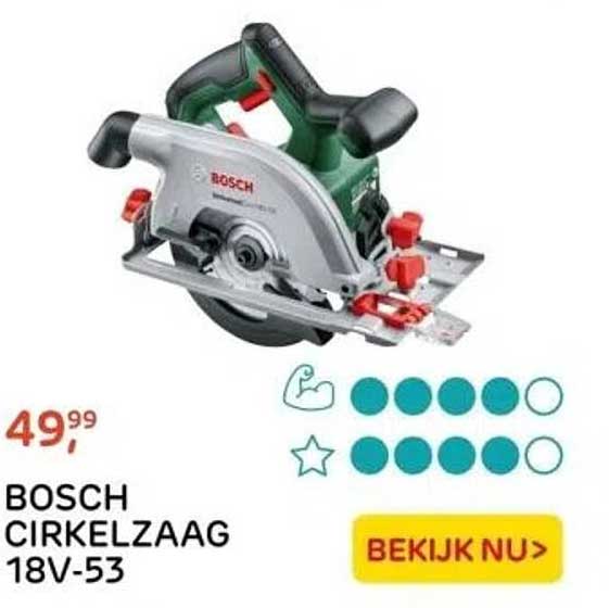 BOSCH CIRKELZAAG 18V-53