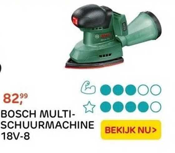 BOSCH MULTI-SCHUURMACHINE 18V-8