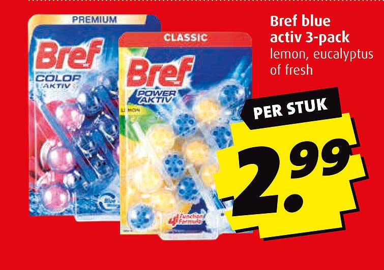 Bref blue activ 3-pack