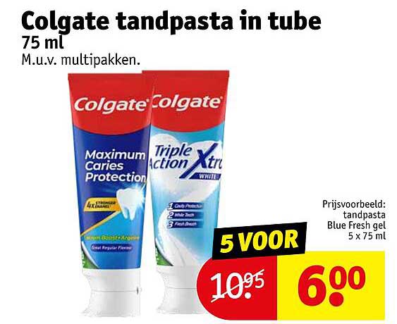 Colgate tandpasta in tube