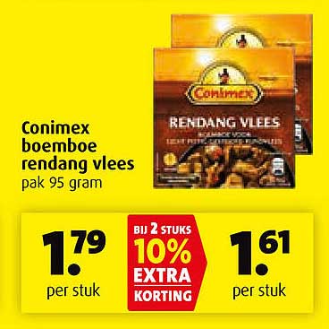 Conimex boemboe rendang vlees