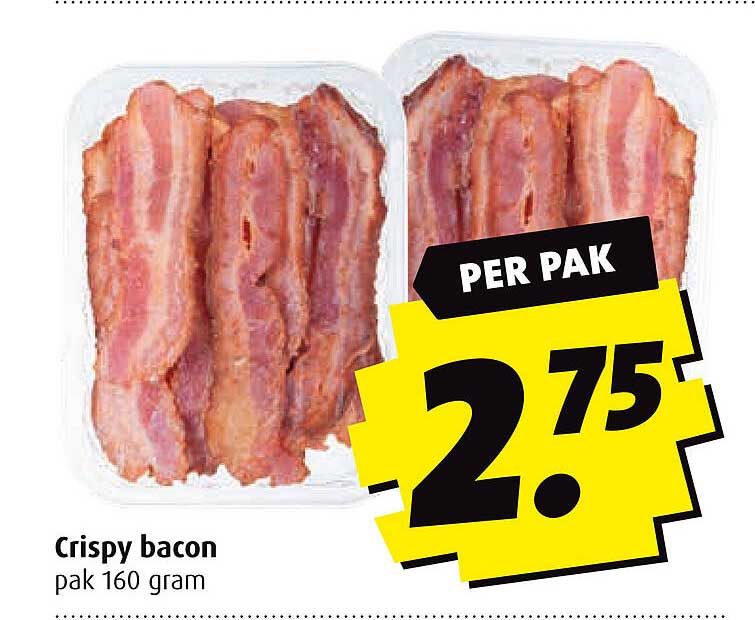 Crispy bacon