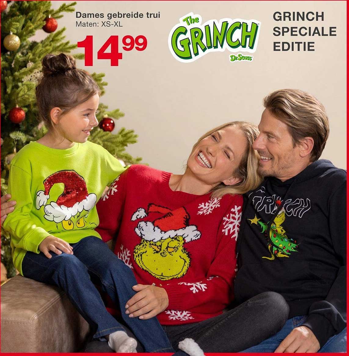 Dames gebreide trui The Grinch GRINCHE SPECIALE EDITIE