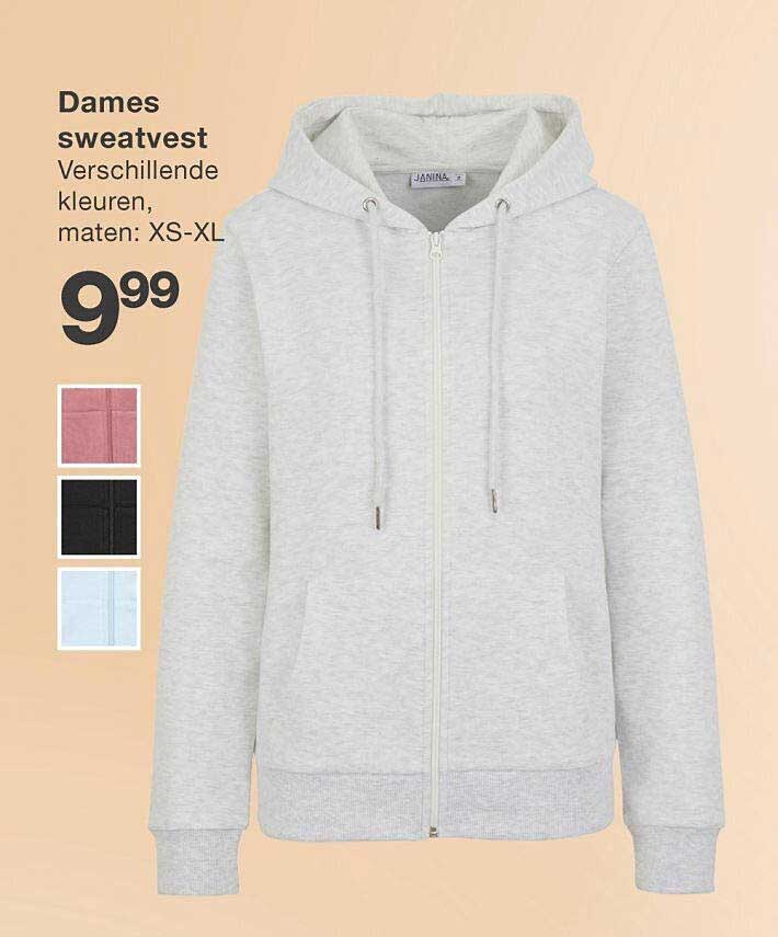 Dames sweatvest