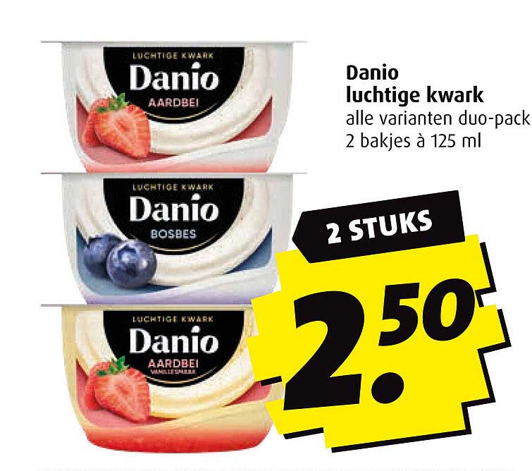 Danio luchtige kwark