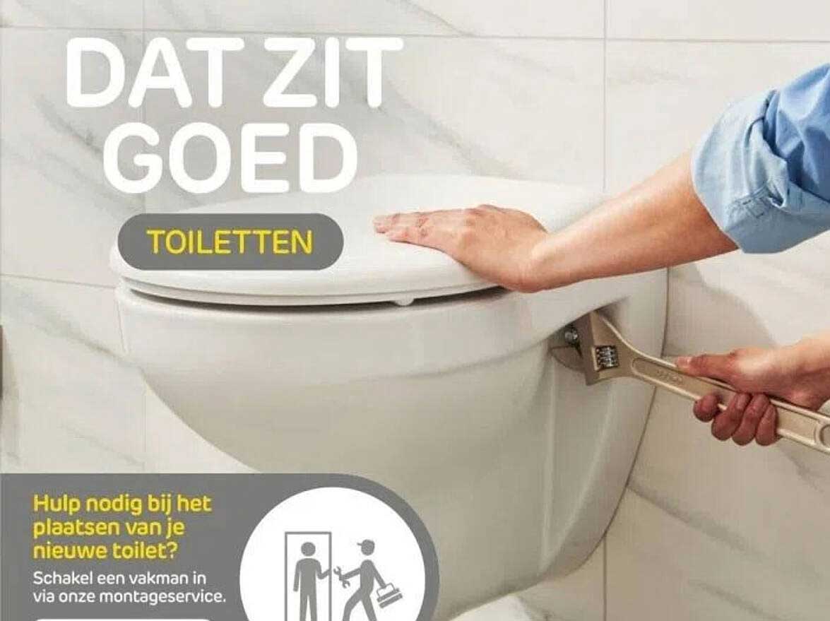 DAT ZIT GOED  
TOILETTEN