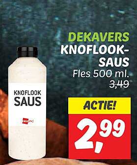 DEKAVERS KNOFLOOK-SAUS