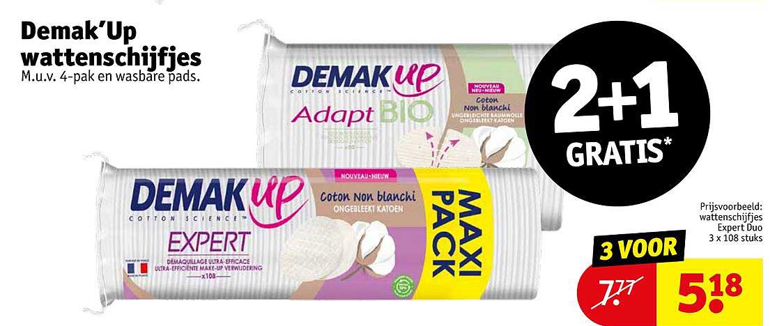 Demak'Up watten schijfjes