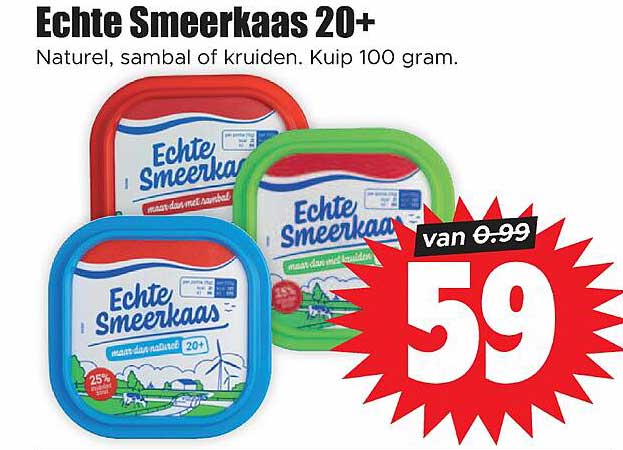 Echte Smeerkaas 20+