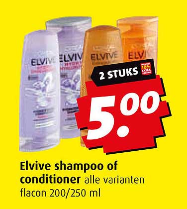 Elvive shampoo of conditioner