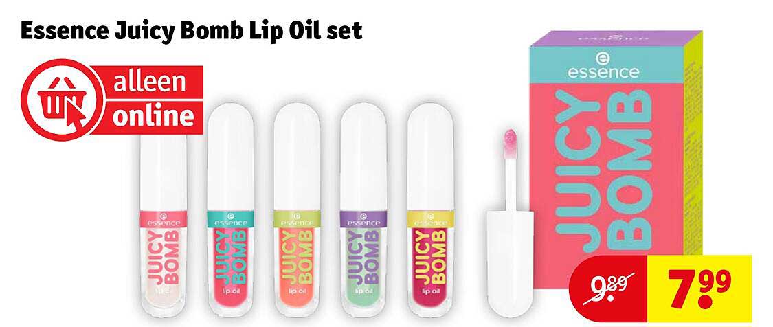 Essence Juicy Bomb Lip Oil set