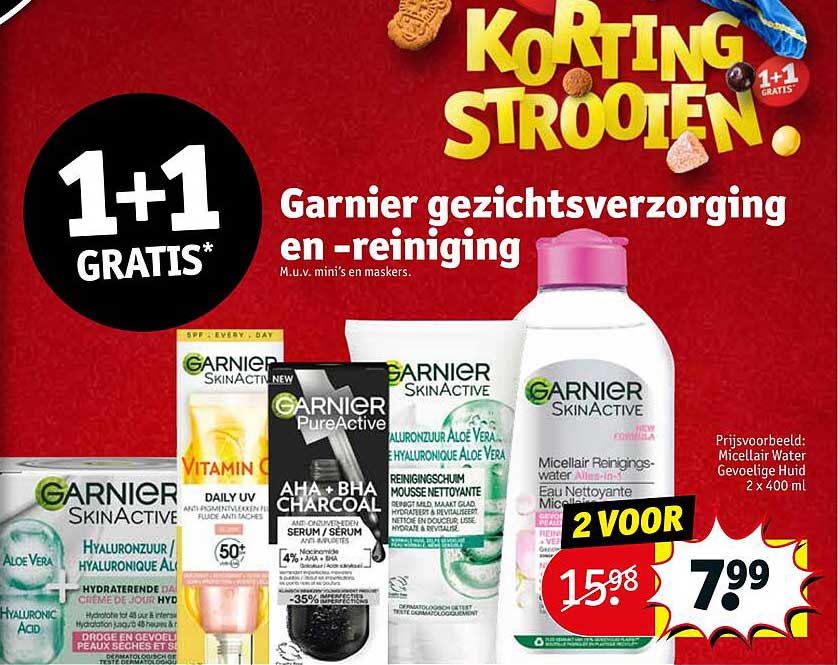 Garnier gezichtsverzorging en -reiniging