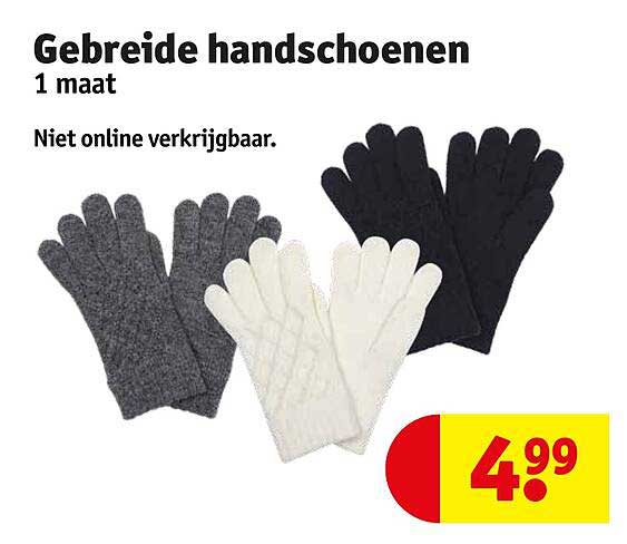 Gebreide handschoenen