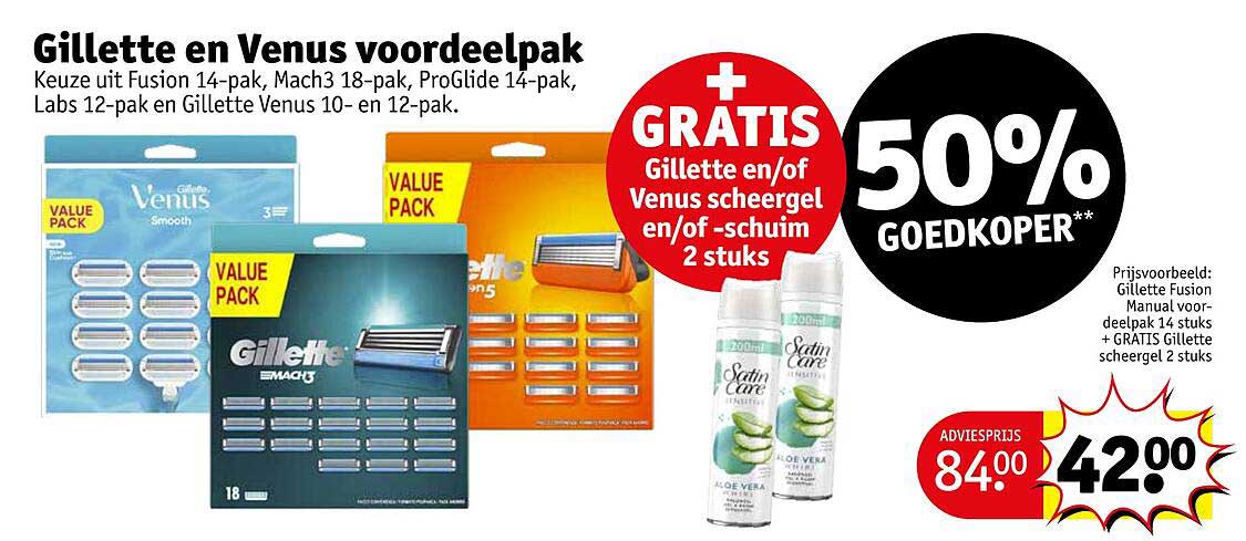 Gillette en Venus voordeelpak