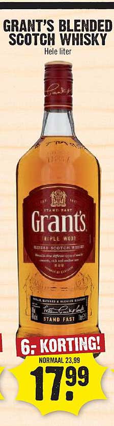 GRANT'S BLENDED SCOTCH WHISKY