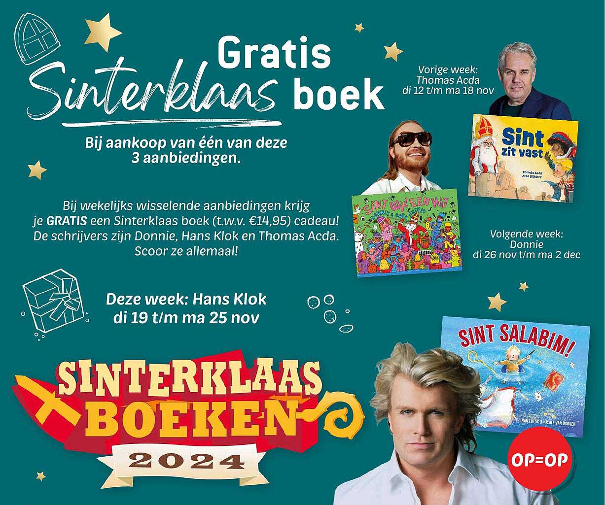 Gratis Sinterklaas boek